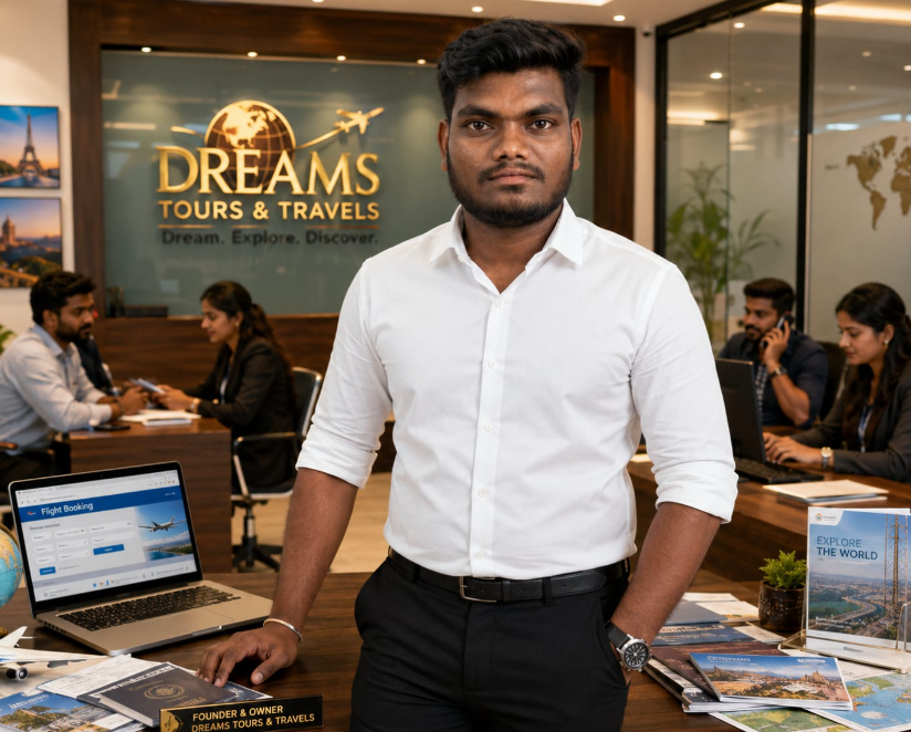 Aslam — Founder & Managing Director — Founder of Dreams Tours and Travels